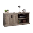 Sauder Aspen Post Engineered Wood Credenza in Pebble Pine/Brown Finish