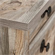 Sauder Granite Trace Engineered Wood L-Desk in Rustic Cedar/Brown Finish