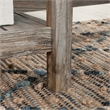 Sauder Granite Trace Engineered Wood L-Desk in Rustic Cedar/Brown Finish