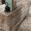 Sauder Granite Trace Engineered Wood L-Desk in Rustic Cedar/Brown Finish