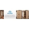 Sauder Aspen Post Engineered Wood Storage Cabinet in Prime Oak