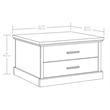 Sauder Aspen Post Engineered Wood Coffee Table in Prime Oak Finish