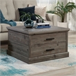 Sauder Aspen Post Engineered Wood Coffee Table in Pebble Pine/Brown