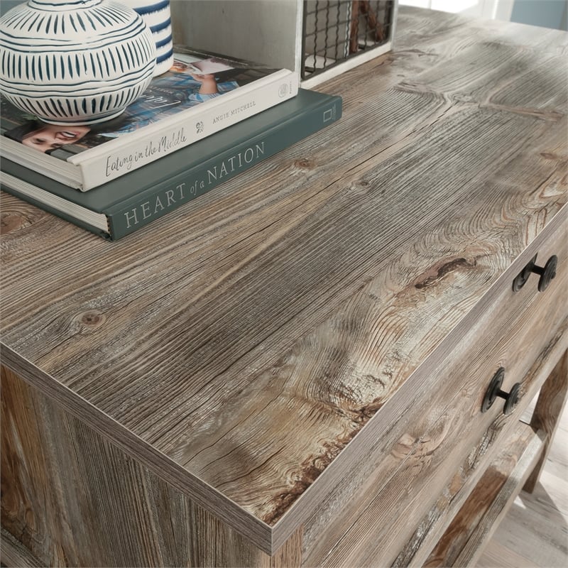 Sauder Granite Trace Engineered Wood Lateral File in Rustic Cedar/Brown