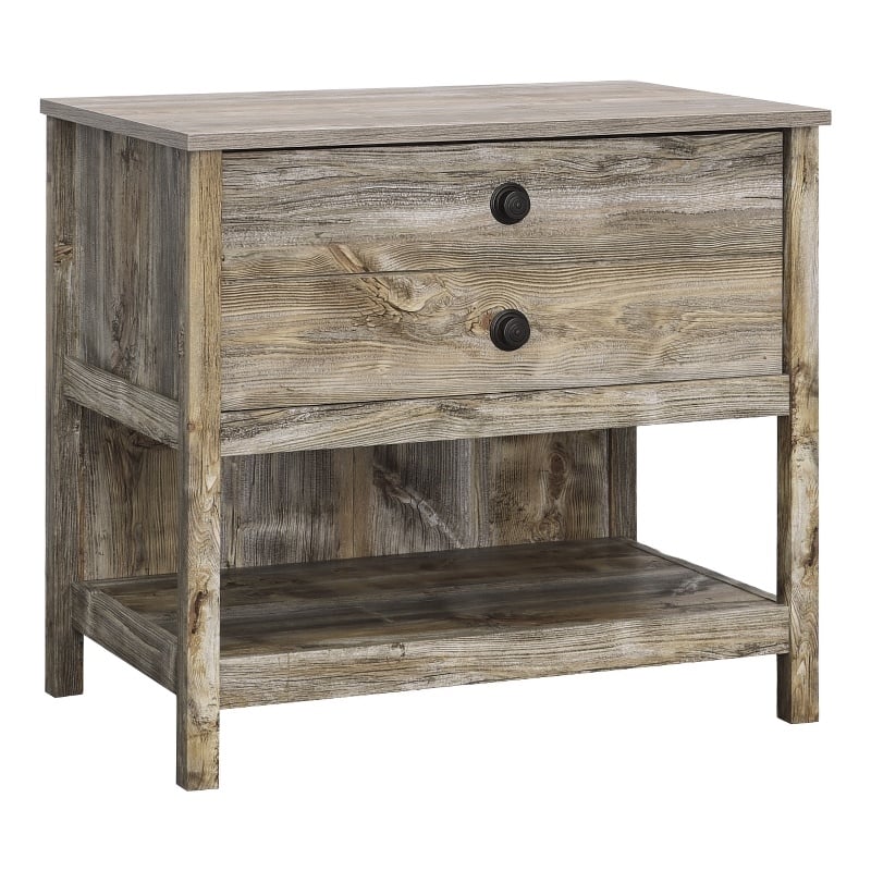 Sauder Granite Trace Engineered Wood Lateral File in Rustic Cedar/Brown