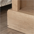 Sauder Aspen Post Engineered Wood Night Stand in Prime Oak Finish