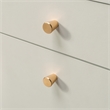 Sauder Harper Heights Engineered Wood L-Desk in White Finish
