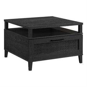 Sauder Tiffin Line Engineered Wood Coffee Table in Raven Oak Finish