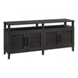 Sauder Tiffin Line Engineered Wood Entertainment Credenza in Raven Oak Finish