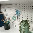 Sauder Craft Pro Engineered Wood Storage Hutch in Mystic Oak Finish