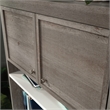 Sauder Craft Pro Engineered Wood Storage Hutch in Mystic Oak Finish