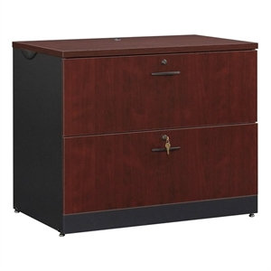 Sauder Via Engineered Wood Lateral File in Classic Cherry Finish