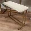 Sauder International Lux Engineered Wood Vanity in Sindoori Mango/Natural Finish