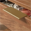 Sauder International Lux Engineered Wood Vanity in Sindoori Mango/Natural Finish