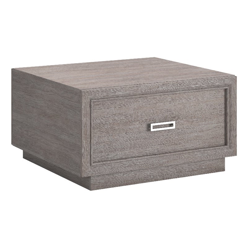 Sauder Hayes Garden Engineered Wood Coffee Table in Ashen Oak Finish