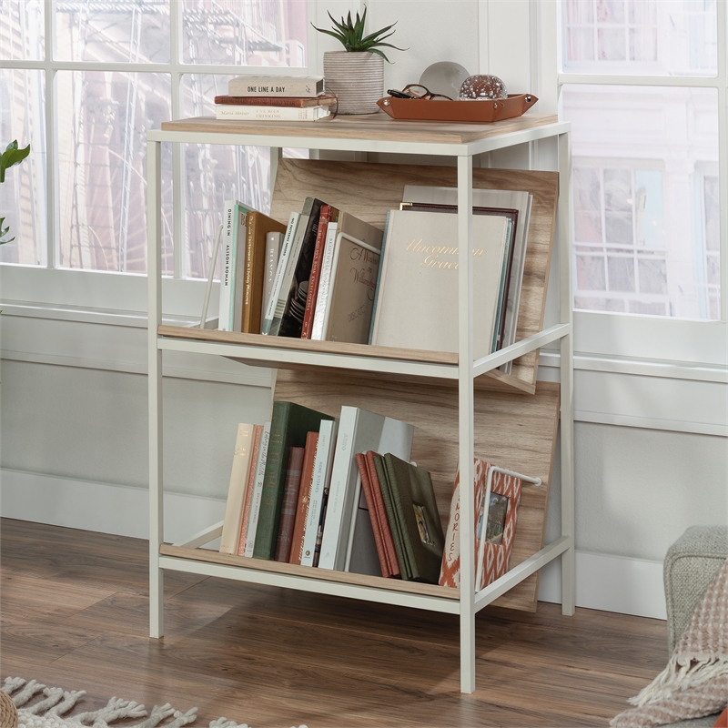 Sauder Nova Loft Engineered Wood Accent Storage in Kiln Acacia/Brown Finish