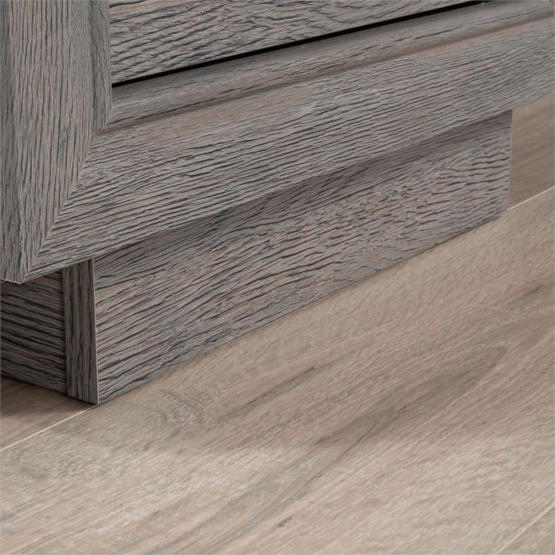 Sauder Hayes Garden Engineered Wood Desk in Ashen Oak Finish