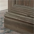 Sauder Sonnet Springs Engineered Wood Executive Desk in Pebble Pine