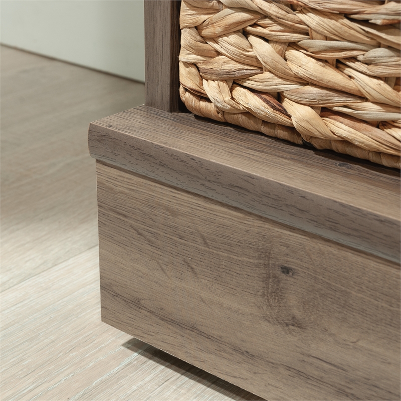 Sauder Homeplus Engineered Wood Storage Cabinet in Salt Oak Finish