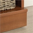 Sauder Homeplus Engineered Wood Storage Cabinet in Sienna Oak Finish