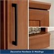 Sauder Homeplus Engineered Wood Storage Cabinet in Sienna Oak Finish