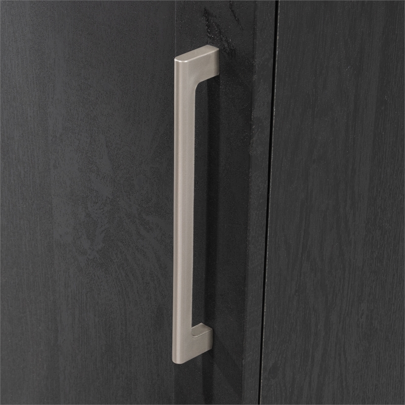 Sauder Homeplus Engineered Wood Single Door Pantry in Raven Oak Finish