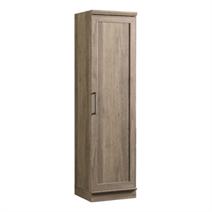 Sauder Homeplus Engineered Wood Single Door Pantry in Salt Oak Finish