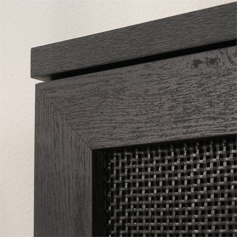 Sauder Tiffin Line Engineered Wood Large Hutch in Raven Oak Finish