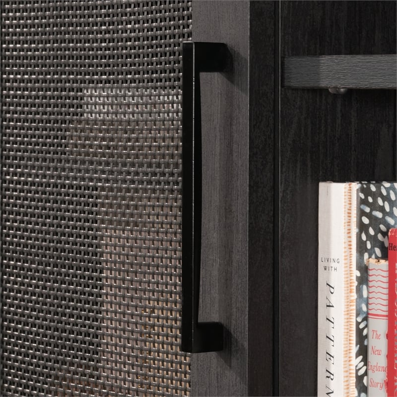 Sauder Tiffin Line Engineered Wood Large Hutch in Raven Oak Finish