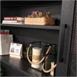 Sauder Tiffin Line Engineered Wood Large Hutch in Raven Oak Finish