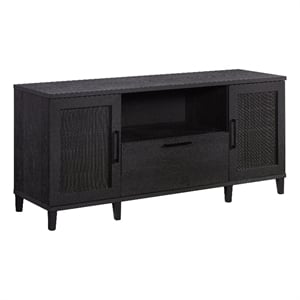 Sauder Tiffin Line Engineered Wood Large Credenza in Raven Oak