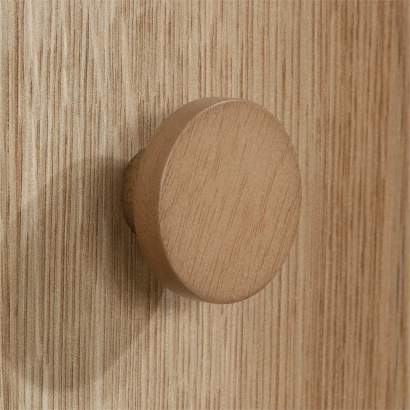 Sauder Hillmont Farm Engineered Wood Storage Cabinet in Timber Oak