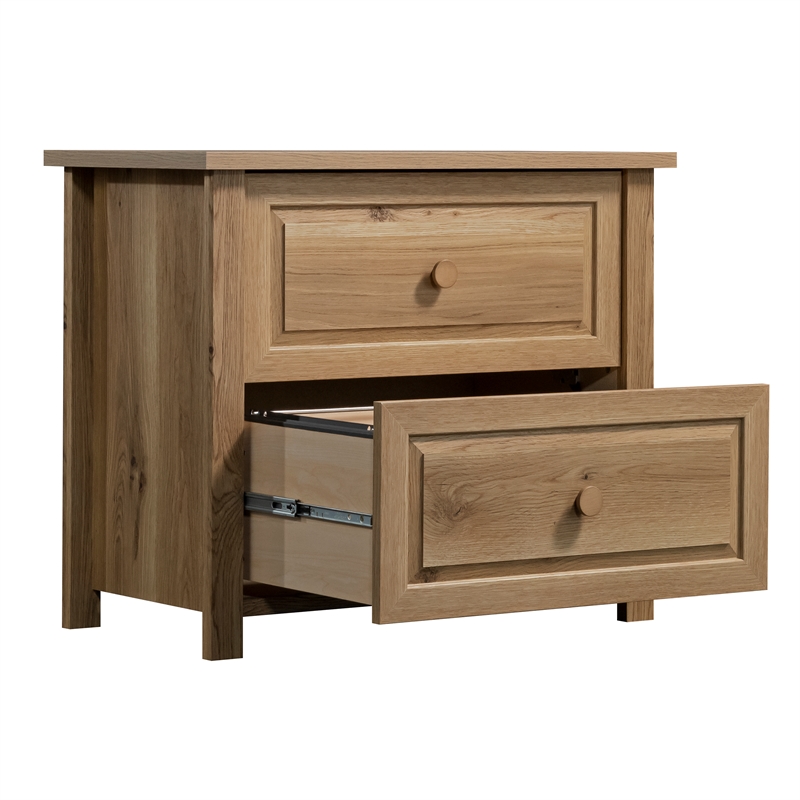 Sauder Hillmont Farm 2-Drawer Engineered Wood Lateral File in Timber Oak