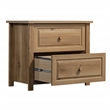 Sauder Hillmont Farm 2-Drawer Engineered Wood Lateral File in Timber Oak