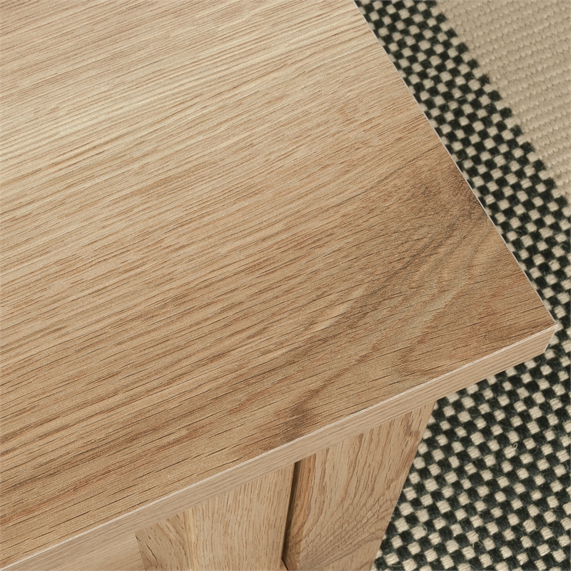 Sauder Hillmont Farm Lift-Top Engineered Wood Coffee Table in Timber Oak