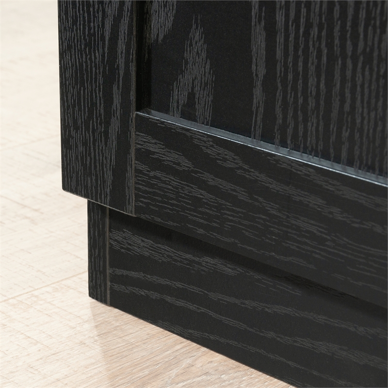 Sauder Select Engineered Wood Storage Cabinet in Black Finish