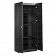 Sauder Select Engineered Wood Storage Cabinet in Black Finish