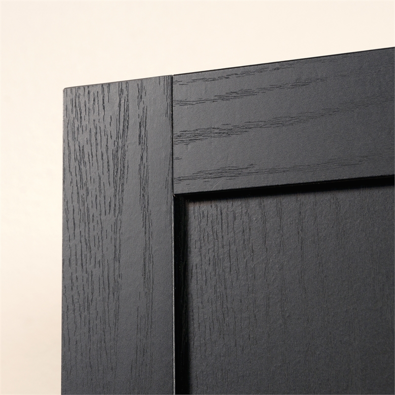 Sauder Select Engineered Wood Storage Cabinet in Black Finish