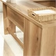 Sauder Rosedale Ranch Farmhouse Engineered Wood L-Desk in Timber Oak