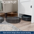 Sauder Cottage Road Engineered Wood BotStop Side Table in Soft White Finish