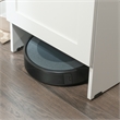 Sauder HomePlus Engineered Wood Robot Vacuuum Storage Cabinet in Soft White