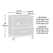 Sauder Rosedale Ranch Engineered Wood Night Stand in Timber Oak Finish