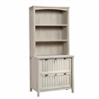Sauder Costa Engineered Wood Lateral File with Hutch in Chalked Chestnut Finish