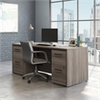 Sauder Affirm Engineered Wood 72 x 30 Desk and Mobile File Suite in Hudson Elm