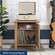 Sauder Hillmont Farm Engineered Wood Night Stand in Timber Oak Finish