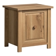 Sauder Hillmont Farm Engineered Wood Night Stand in Timber Oak Finish