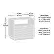 Morgan Main Night Stand in a White finish