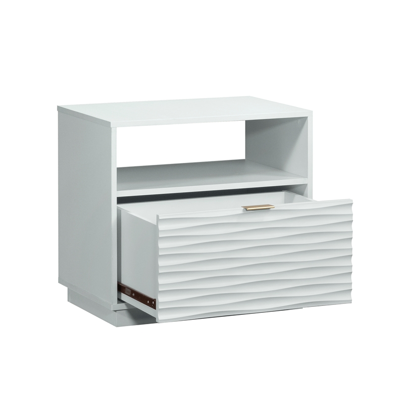 Morgan Main Night Stand in a White finish