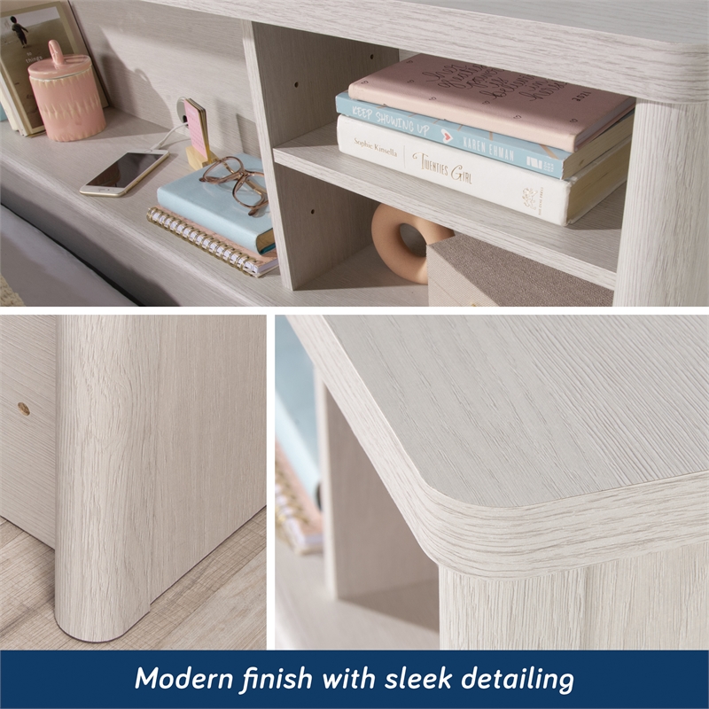 Dover Edge Full/queen Headboard in a Glacier Oak finish