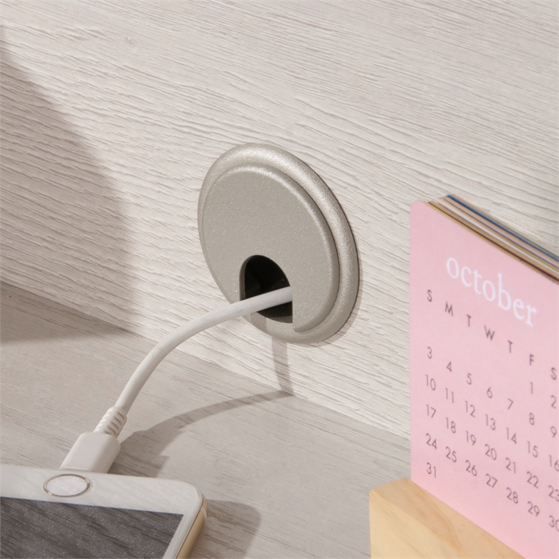 Dover Edge Full/queen Headboard in a Glacier Oak finish